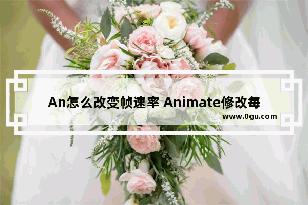 An怎么改变帧速率 Animate修改每秒的帧数的方法