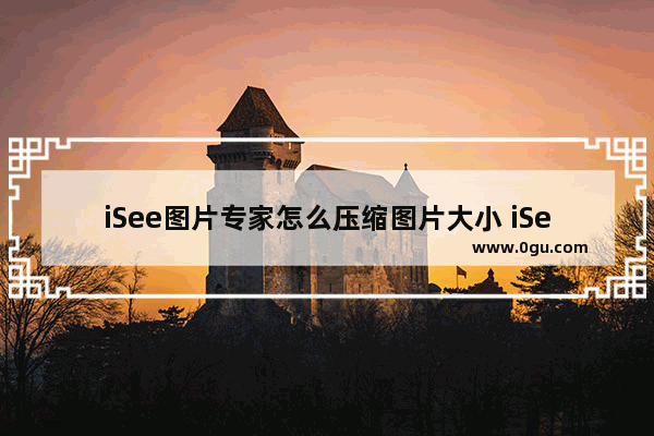 iSee图片专家怎么压缩图片大小 iSee图片专家批量压缩图片大小的方法