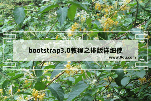 bootstrap3.0教程之排版详细使用教程(标题、页面主体、强调、缩略语等用法)