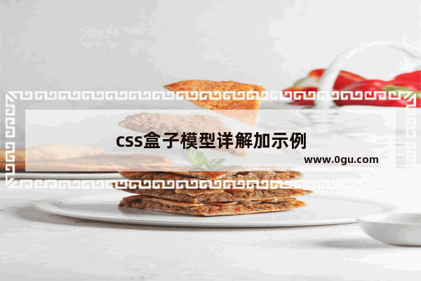 css盒子模型详解加示例