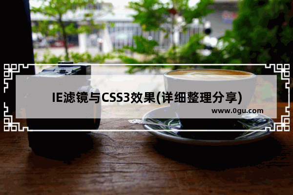 IE滤镜与CSS3效果(详细整理分享)