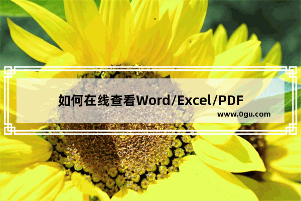 如何在线查看Word/Excel/PDF文档