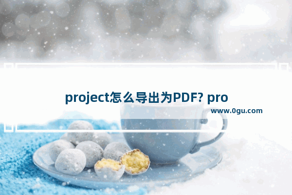 project怎么导出为PDF? project转PDF的技巧