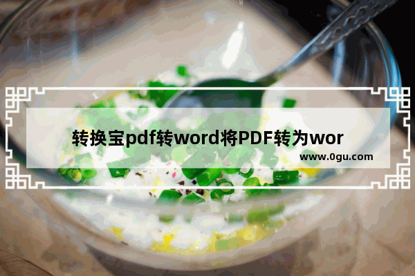 转换宝pdf转word将PDF转为word的方法步骤