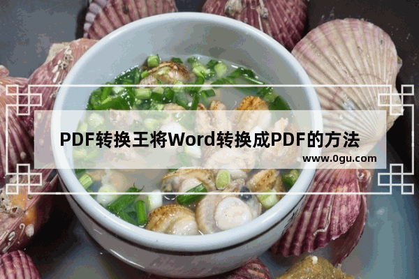 PDF转换王将Word转换成PDF的方法步骤