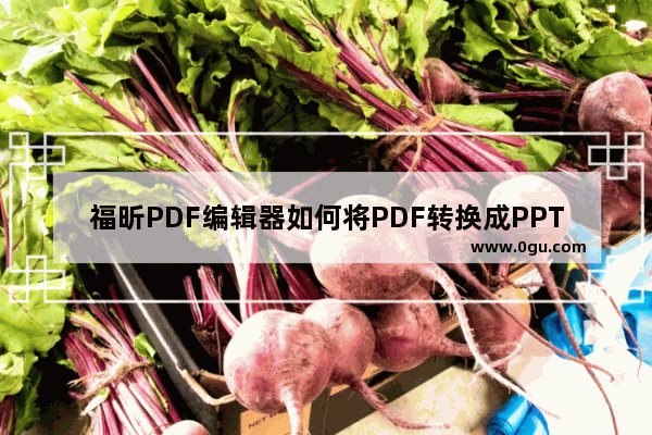 福昕PDF编辑器如何将PDF转换成PPT格式？