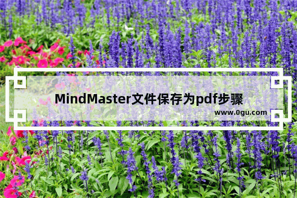 MindMaster文件保存为pdf步骤分享