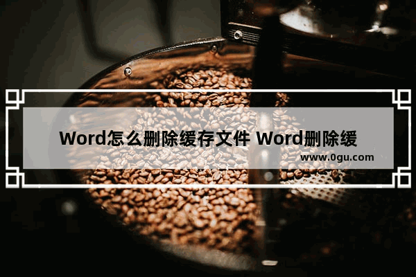 Word怎么删除缓存文件 Word删除缓存文件的方法