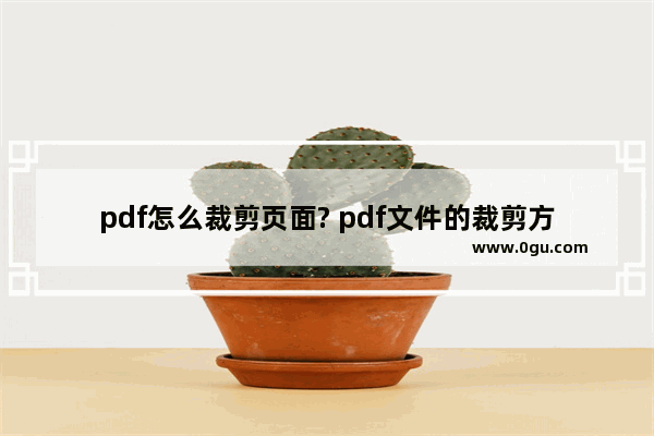 pdf怎么裁剪页面? pdf文件的裁剪方法