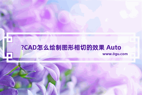 ?CAD怎么绘制图形相切的效果 AutoCAD中约束直线与圆形相切的方法教程