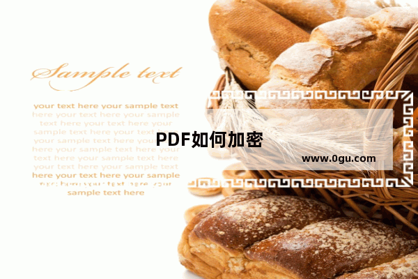 PDF如何加密