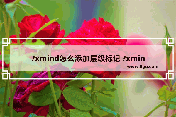 ?xmind怎么添加层级标记 ?xmind添加层级标记的方法