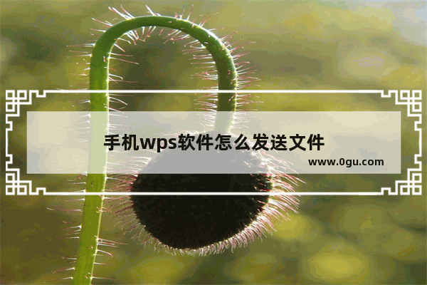 手机wps软件怎么发送文件