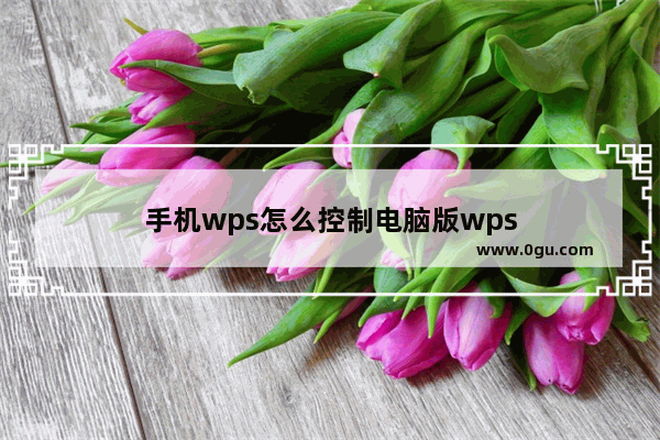 手机wps怎么控制电脑版wps