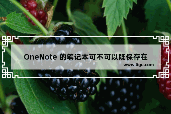 OneNote 的笔记本可不可以既保存在本地，又可以保存在 OneDrive.com 上，来同步到手机上？