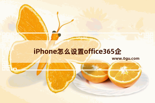 iPhone怎么设置office365企业邮箱？iPhone设置office365企业邮箱教程