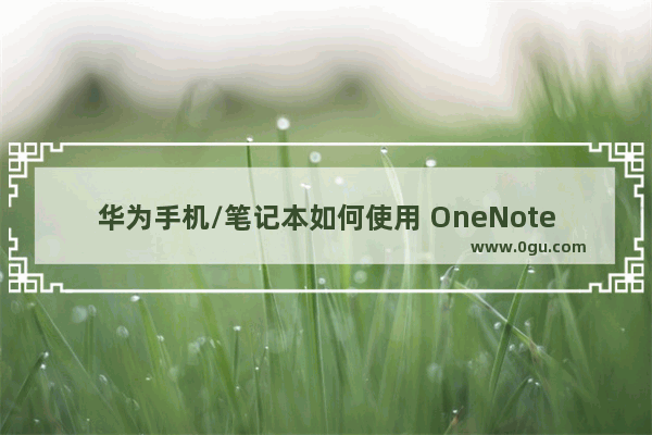 华为手机/笔记本如何使用 OneNote