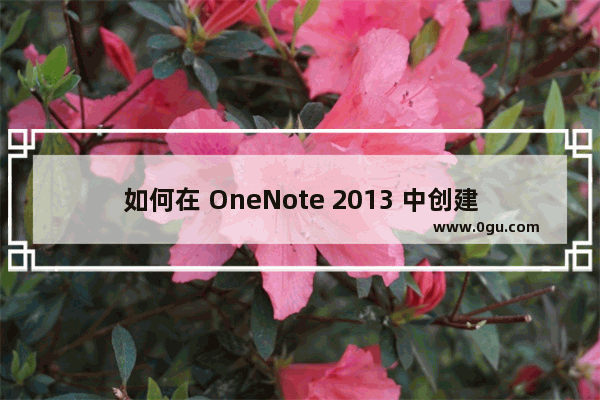 如何在 OneNote 2013 中创建思维导图，同步后在安卓手机 OneNote 中修改