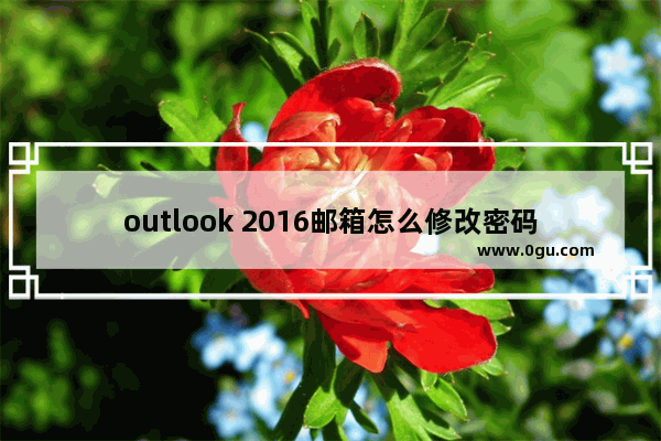 outlook 2016邮箱怎么修改密码