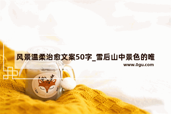 风景温柔治愈文案50字_雪后山中景色的唯美句子