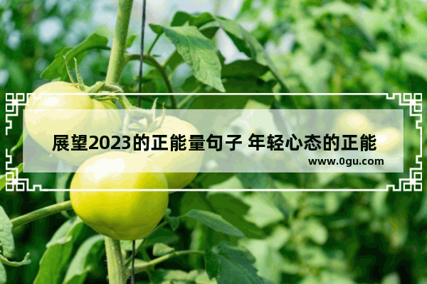 展望2023的正能量句子 年轻心态的正能量句子