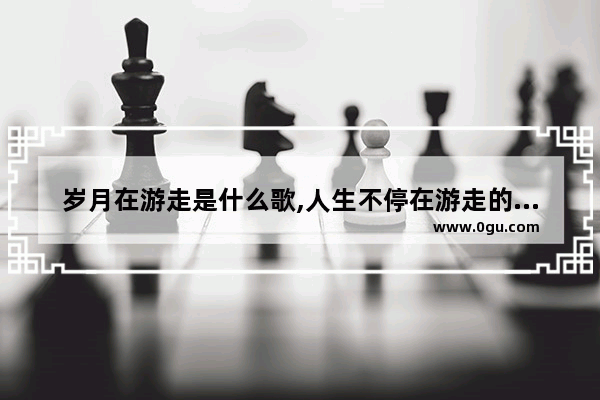 岁月在游走是什么歌,人生不停在游走的句子