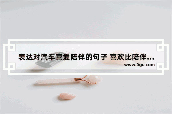 表达对汽车喜爱陪伴的句子 喜欢比陪伴简单多的句子