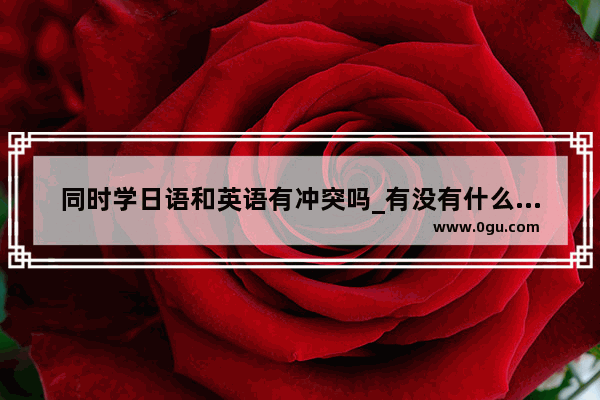 同时学日语和英语有冲突吗_有没有什么软件可以一边看电影一边显示字幕的 而且可以总翻译英语（日语）为中文的啊