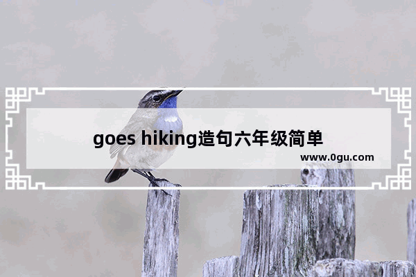 goes hiking造句六年级简单