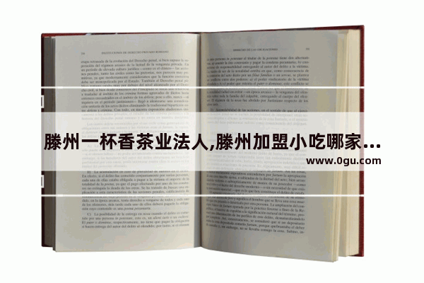 滕州一杯香茶业法人,滕州加盟小吃哪家好点呢