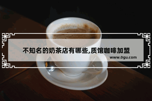 不知名的奶茶店有哪些,质馆咖啡加盟