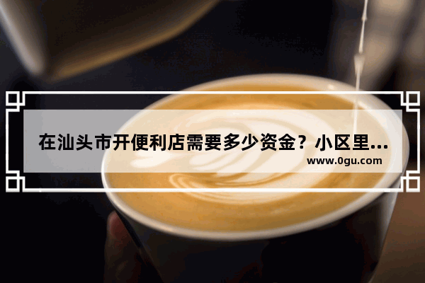 在汕头市开便利店需要多少资金？小区里的.能告诉我几个重要步骤吗,美食汕头夜宵店加盟