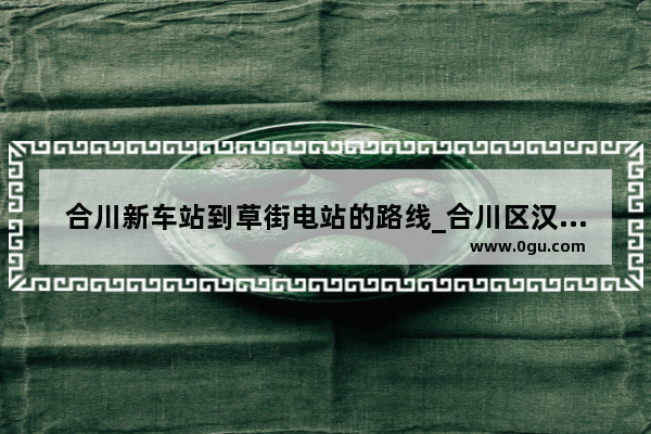 合川新车站到草街电站的路线_合川区汉堡小吃加盟