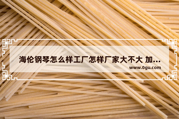 海伦钢琴怎么样工厂怎样厂家大不大 加盟海伦智能钢琴