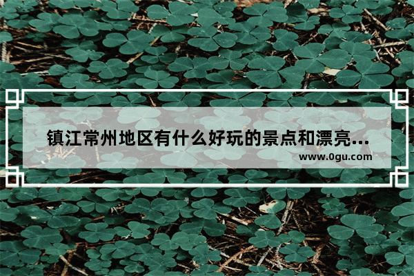 镇江常州地区有什么好玩的景点和漂亮的民宿吗 常州城市民宿酒店加盟优势