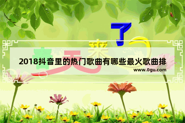 2018抖音里的热门歌曲有哪些最火歌曲排行榜,泰山福嘟嘟加盟