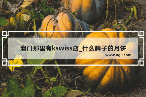 澳门那里有kswiss店_什么牌子的月饼更好吃