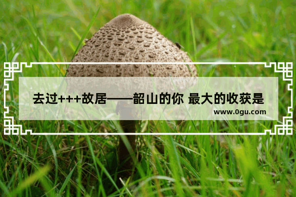 去过+++故居——韶山的你 最大的收获是什么