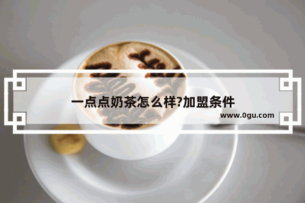 一点点奶茶怎么样?加盟条件