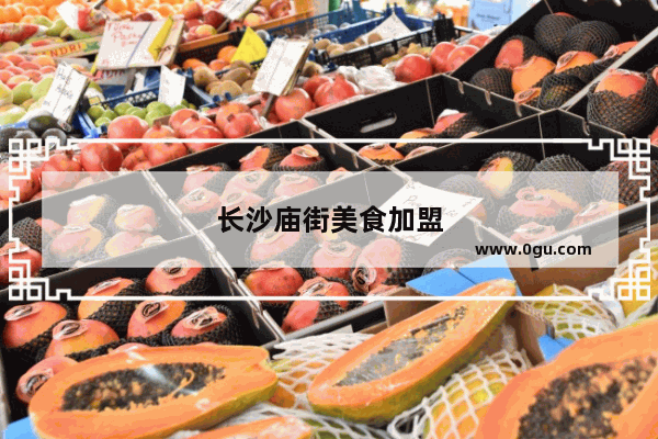 长沙庙街美食加盟