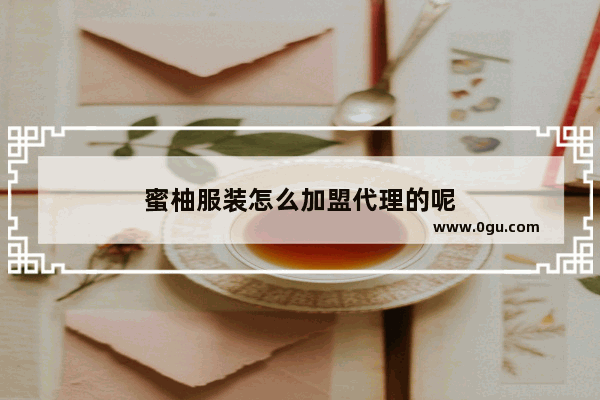 蜜柚服装怎么加盟代理的呢