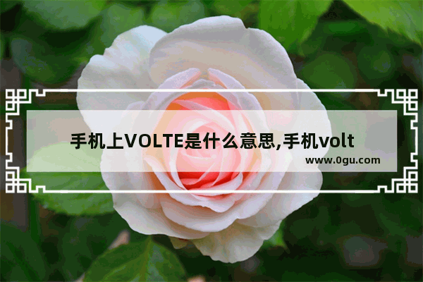 手机上VOLTE是什么意思,手机volte