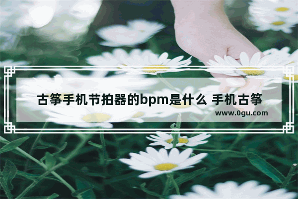 古筝手机节拍器的bpm是什么 手机古筝