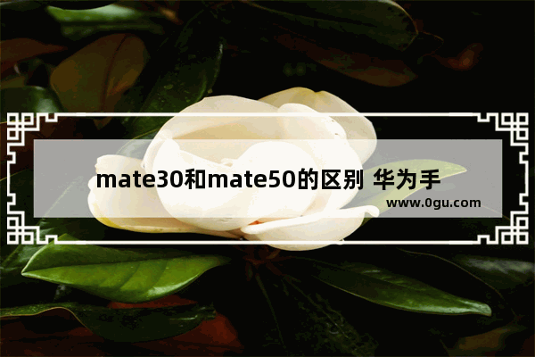 mate30和mate50的区别 华为手机mate30