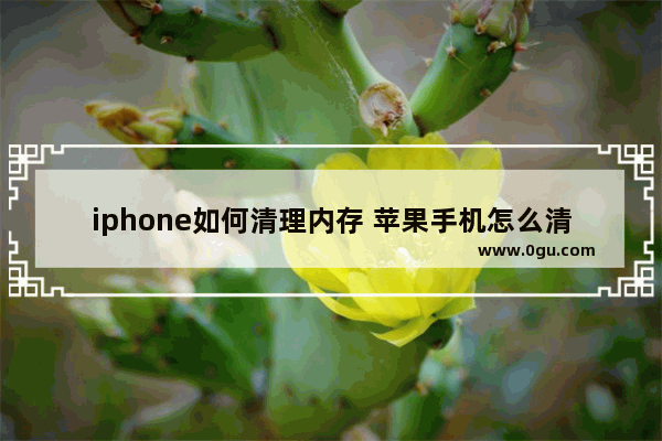 iphone如何清理内存 苹果手机怎么清理手机