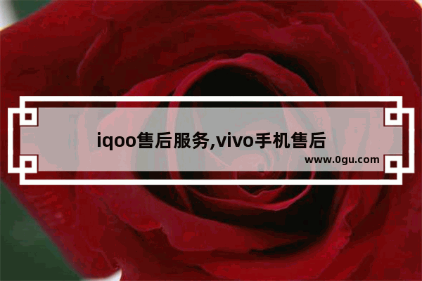 iqoo售后服务,vivo手机售后