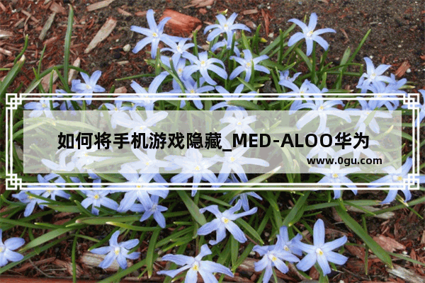 如何将手机游戏隐藏_MED-ALOO华为手机怎么隐藏应用