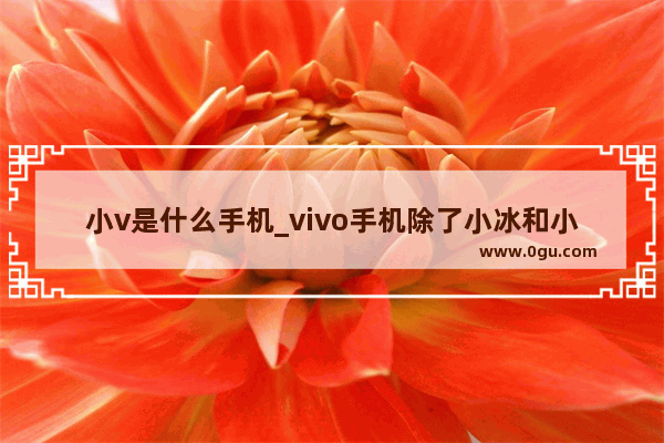 小v是什么手机_vivo手机除了小冰和小v还有谁