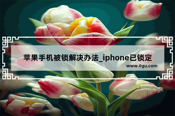 苹果手机被锁解决办法_iphone已锁定怎么解开