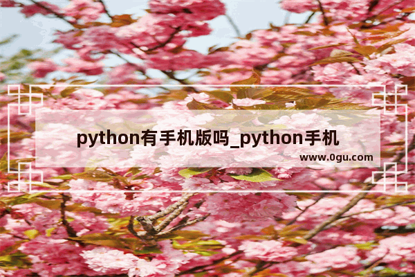 python有手机版吗_python手机抢购脚本怎么写